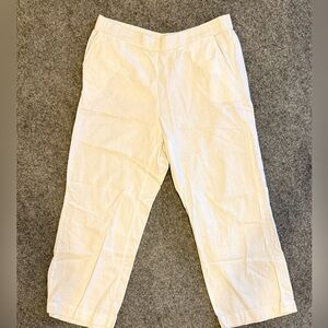 Caslon White Linen Pants